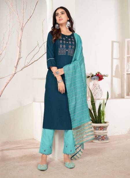 Lajoo Fancy Exclusive Ethnic Wear Designer Kurti Bottom With Dupatta Collection